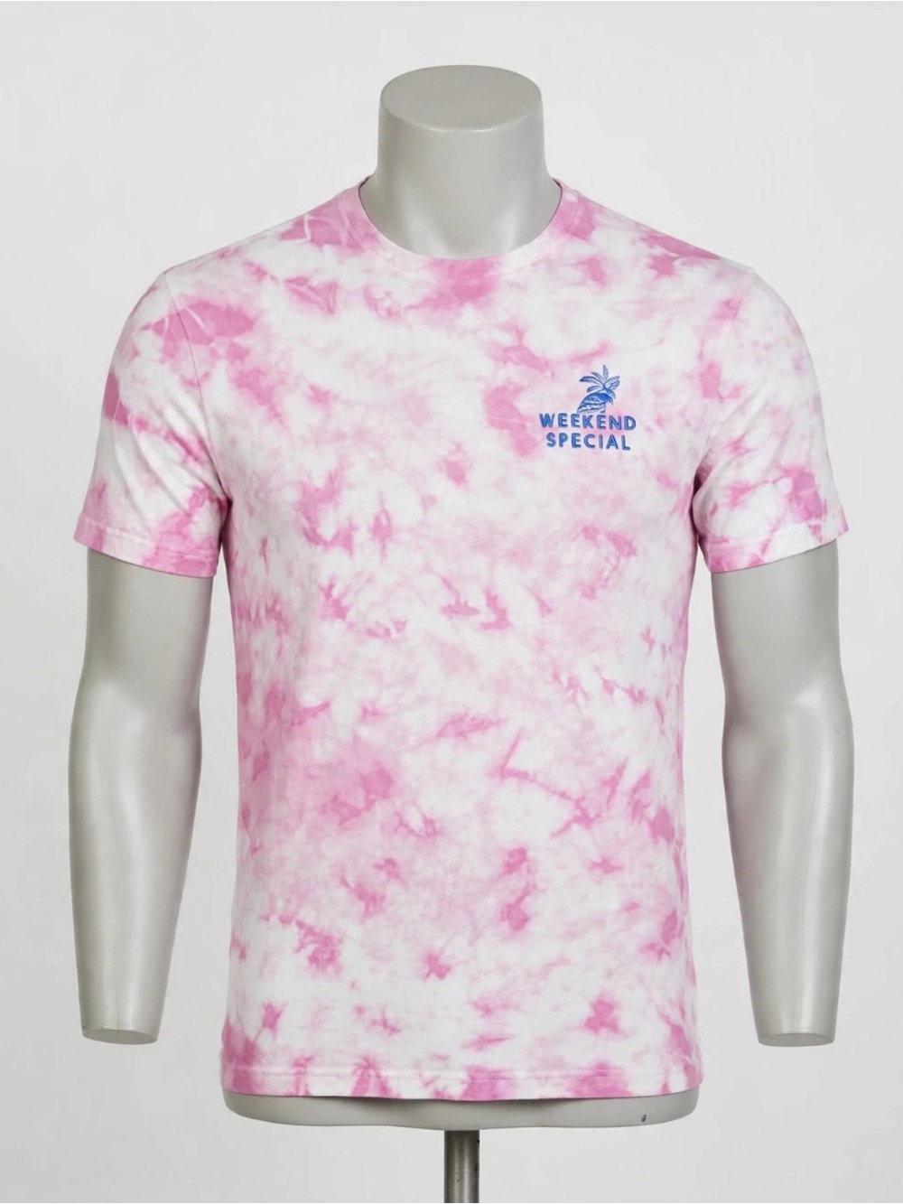 Pink Tie-Dye Short Sleeve Crew Tee